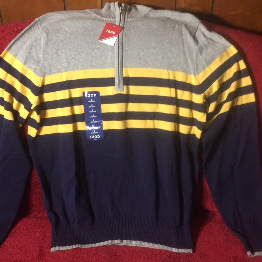 Izod Quarter Zip Sweater Men’s Small